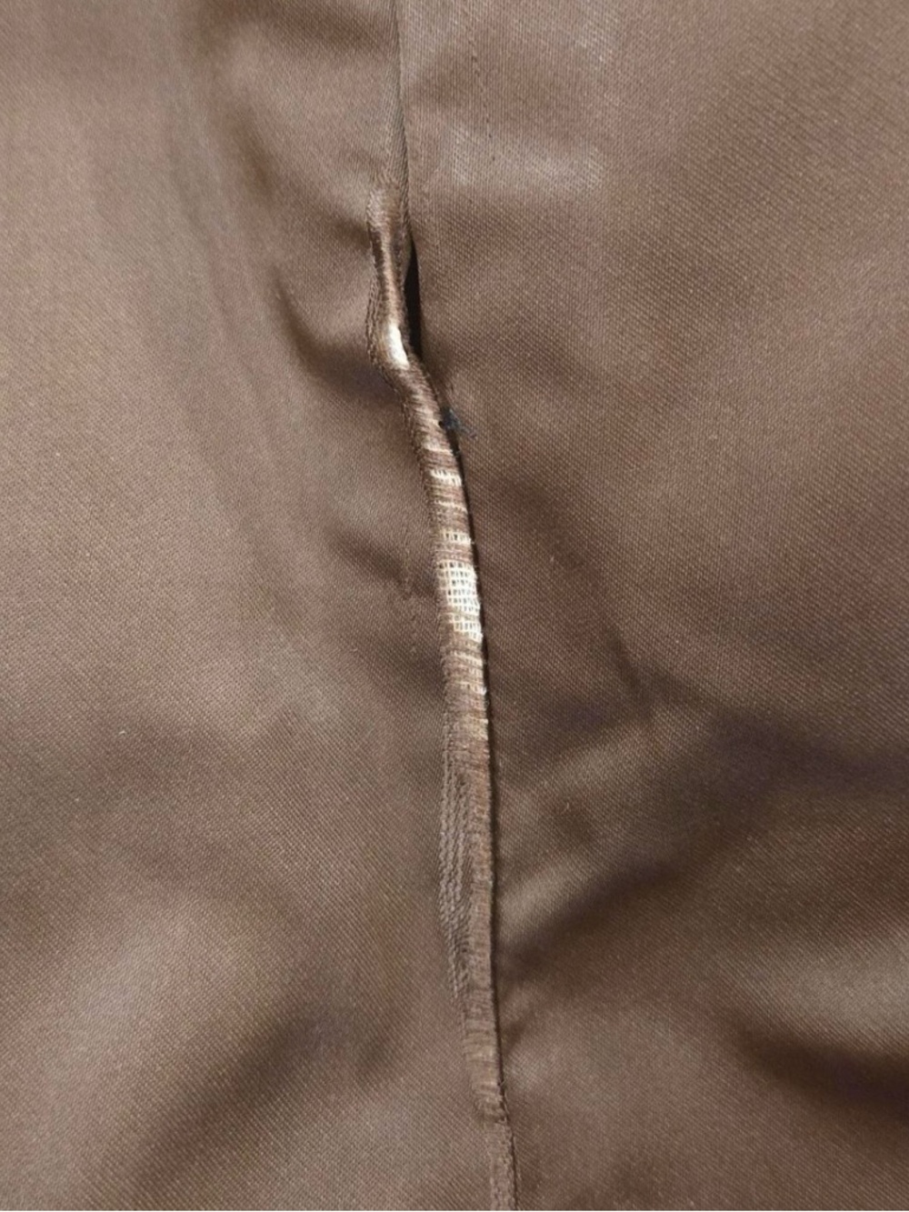 Women's Long Brown Fur Coat - Picture 8 of 8